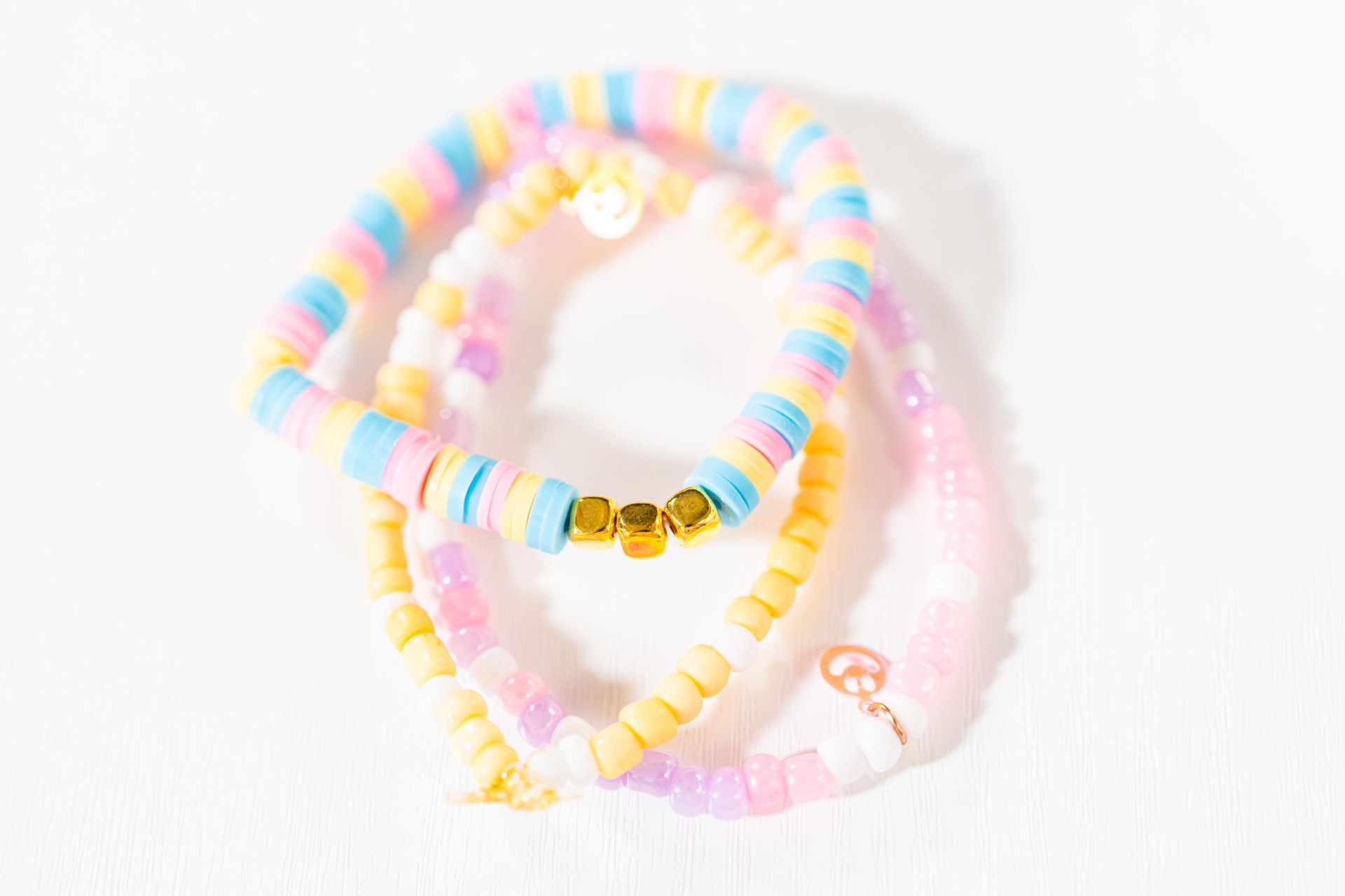 Colorful Clay Beads Set for Creative Kids' Bracelet Making